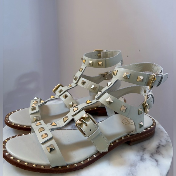 ASH Pacific Studded Gladiator Sandals | Size 37 | Leather Sole - Picture 1 of 13